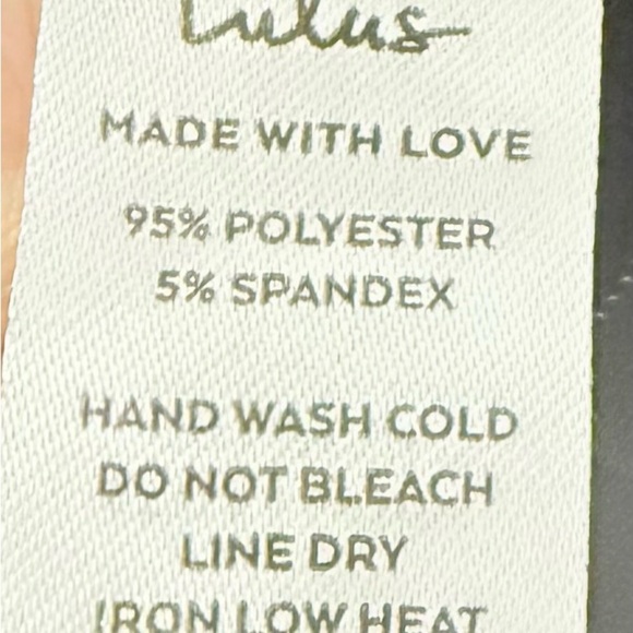 Lulu's Feel Your Love Black Ruffled Wide-Leg Jumpsuit L - Picture 5 of 11